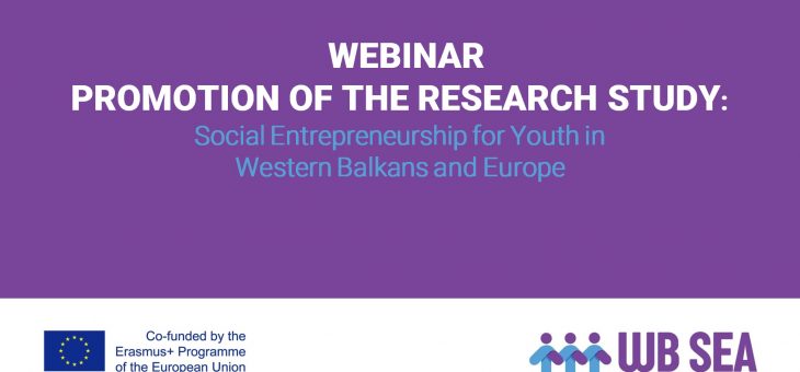 Presentation the Research Study Social Entrepreneurship for Youth in Western Balkans and Europe